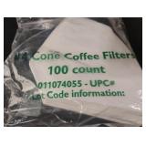 Coffee filters 8/100 ct packs