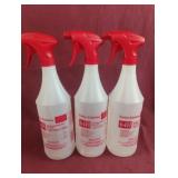 32 oz spray bottles. 3 total