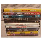 DVDs including Annabelle, MAMA, Madea Gets A Job