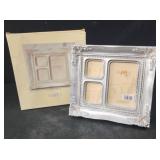 Mellannco collage plastic photo frame silver