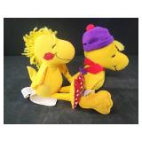 2 Woodstock 7" plush figures Peanuts comics