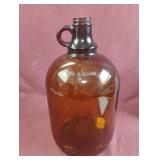 Duraglas 1 gal brown jug. Cork is inside the