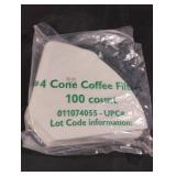 Coffee filters. 8-100 ct packs