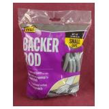 Backer rod grey for small gaps. 3/8" x 20