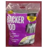 Backer rod grey for small gaps. 3/8" x 20