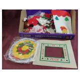 Vintage handmade Christmas ornaments