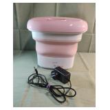 Portable pink washing machine. Model: VURRY-12.