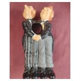 Vintage Butler Ceramic Wine Bottle holder 9.5"