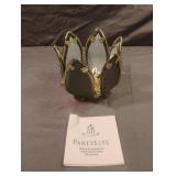 Party Light floral candle holder in box