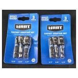 2 Packs of 3 Socket Adapters