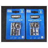 2 Packs of 3 Socket Adapters