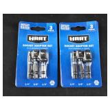 2 Packs of 3 Socket Adapters