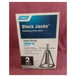 Stack jacks 6000 lb. 2 jacks. New