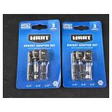 2 Packs of 3 Socket Adapters