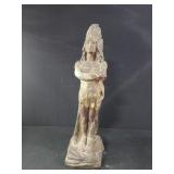23" cigar store Indian vintage statue