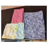 Baby receiving blankets and a monkey pillow case