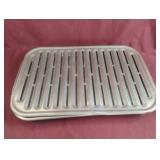 Aluminum broiler pan 18 x 12