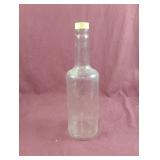 Vintage glass bottle 4/5 quart jar. 10.5"