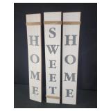 4x24 wooden home sweet home planks, porch decor,