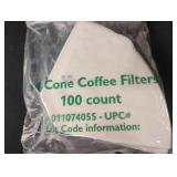 Coffee filters 8/100 ct packs