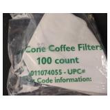 Coffee filters 8/100 ct packs