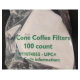 Coffee filters 8/100 ct packs