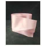 Roll of 5" pink ribbon