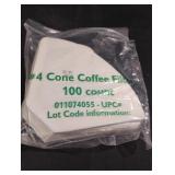 Coffee filters. 8-100 ct packs