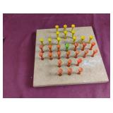Wooden peg game