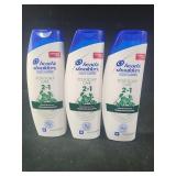 3 bottles Head and shoulders 13.5 fl oz shampoo