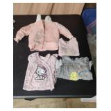 Baby girl outfits and a coat 3-6 months
