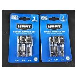 2 Packs of 3 Socket Adapters