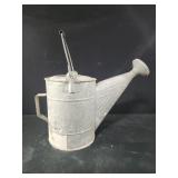 galvanized steel watering can vtg
