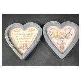 7.5x7 country wall decor hearts