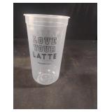 20 oz plastic cups. 500 total - no lids