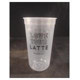 20 oz plastic cups. 500 total - no lids