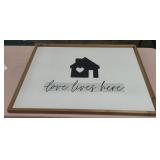 Love Loves Here 36 x 27.5