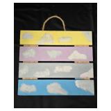 Wooden Hand Painted Wall Decor 12"x 10ï¿½"