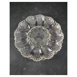 vintage Anchor Hocking deviled egg plate 10"