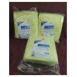 Poly coated isolation gown. 3-10 ct packs. New