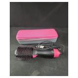 Hair dryer brush with case