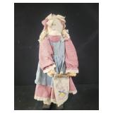 17" stand up doll handmade