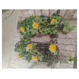 Vintage plastic ivy wall decor 21"