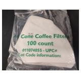 Coffee filters 8/100 ct packs