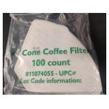 Coffee filters 8/100 ct packs