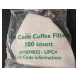Coffee filters 8/100 ct packs