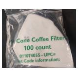 Coffee filters 8/100 ct packs