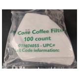 Coffee filters 8/100 ct packs