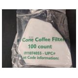 Coffee filters 8/100 ct packs