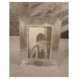 Waterford beautiful crystal picture frame 4 x 6.